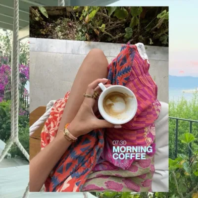 Let’s spend a vacation with one of our Bazou girls, Laura went to Paxos and brought her favorite Bazou essentials. 🩵

1. Starting the day with a view and some coffee ☕️ 
2. Doing some island groceries 🫒
3. Enjoying diner and a party, of course wearing my favorite Bazou items. 
4. The finishing touch to every beach day 🐚🐠💍
5. Late nights turn into early mornings 🍸🌞

#paxos #bazou #jewelry #vacationmode