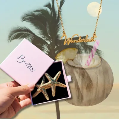 Summer essentials, endless memories. ✨🌴

From golden sunsets to ocean breezes, our jewelry is made to travel with you. Wherever your next adventure takes you, take a little sparkle along. 💛

#Bazou #SummerEssentials #Wanderlust #VacationStyle #WaterproofJewelry