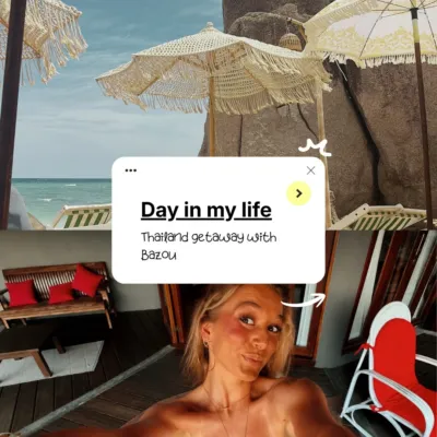 A few moments from Fabienne’s personal diary in Thailand 🌴📸✨

#ThailandDiaries #TravelMoments #IslandLife #Fabienne #SummerVibes

Good morning
Morning glow, finished with your favorite jewels. ✨

Breakfast with phonecord
Breakfast essentials: coffee, croissant & a matching phonecord. ☕🤍

Beach
Sun, sea & a little sparkle. 🌊✨

Happy hour
Golden hour calls for golden details. 🥂

GRWM for dinner
Getting ready starts with the jewelry. 💍✨