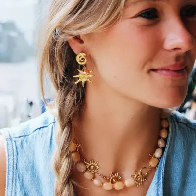 Love at first Sight ☀️
#earrings #stainlesssteel #jewelry #statementearrings #bazou
