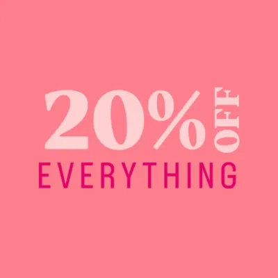 Use code: SUMMER20 ☀️