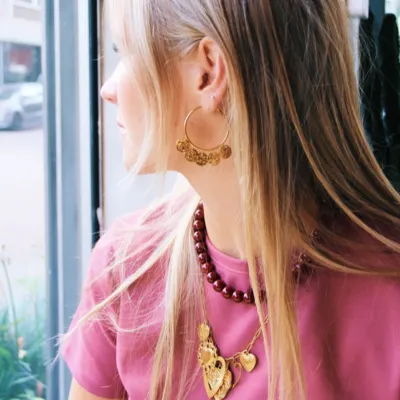 Golden Hoops, Golden Mood! 💛#

#stainlesssteelearrings #stainlessteeljewelry #jewelry #earrings #hoops #bazou