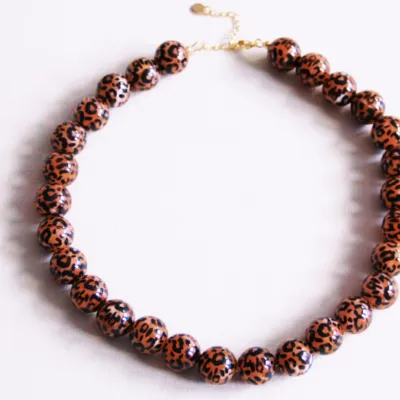 NEW IN THE FAM 🐆 

#beadednecklace #xlnecklace #bazou #handmade