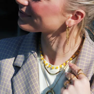 SUNSHINE ☀️ 

#neckparty #necklaces #daisyflower #layerjewelry #bazou