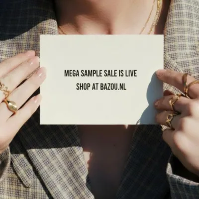 MEGA SAMPLE SALE IS ON 🔥 

#megasamplesale #bazou #waterproofjewelry #jewerly #summerjewelry