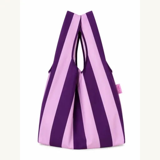 Tas striped purple pink