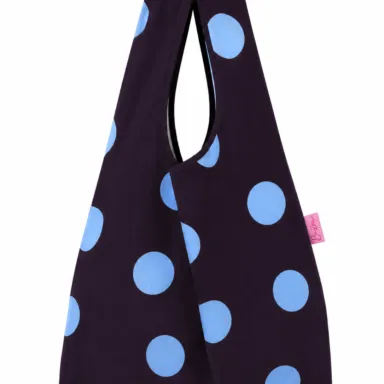 Tas dots Blue burgundy