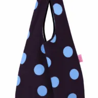 Tas dots Blue burgundy