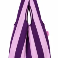 Tas striped purple pink
