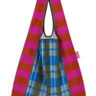 Tas Blocked Striped Pink orange green blue